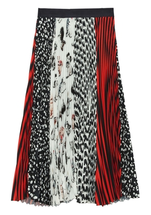 MSGM patchwork-print skirt - Black