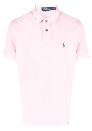 Polo Ralph Lauren embroidered-logo polo shirt - Pink