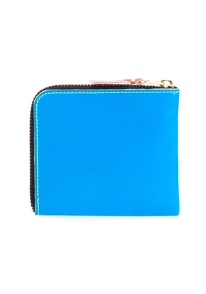 Comme Des Garçons Wallet Super Fluo leather wallet - Blue