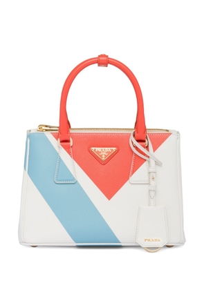 Prada small Galleria Saffiano leather handbag - White