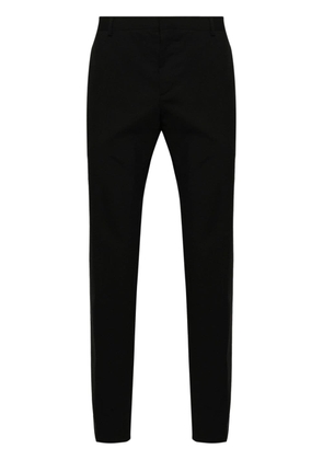 Calvin Klein tapered wool-blend tailored trousers - Black