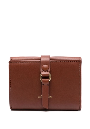 A.P.C. Noa tri-fold leather wallet - Brown