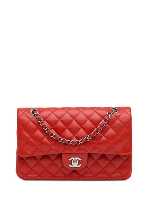 CHANEL Pre-Owned 2011-2012 Medium Classic Lambskin Double Flap shoulder bag - Red