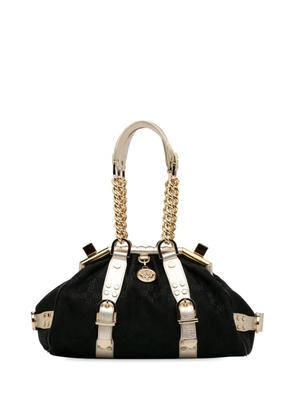 Versace Pre-Owned 2010-2022 Medusa Canvas Chain Link handbag - Black