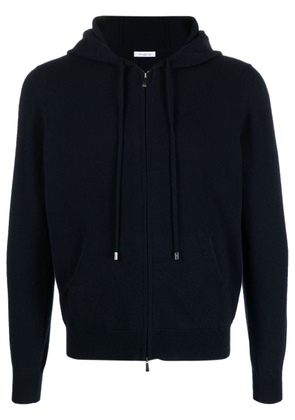 Malo zip-up cashmere hoodie - Blue