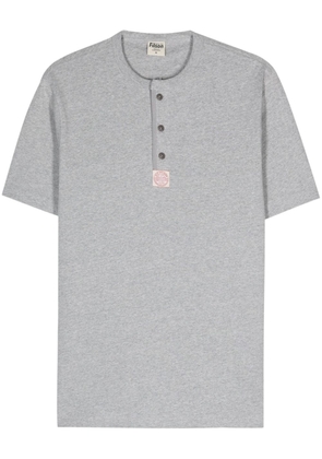 Filson Henley short-sleeve cotton T-shirt - Grey