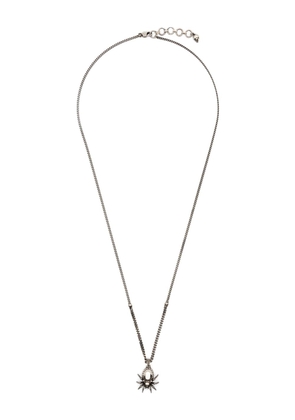 Alexander McQueen Spider-pendant necklace - Silver