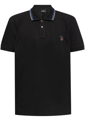 PS Paul Smith logo-embroidered polo shirt - Black