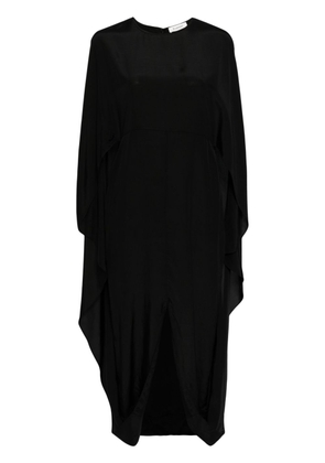 Rodebjer cape-effect midi dress - Black