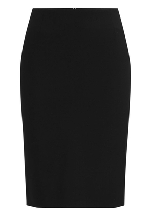 BOSS virgin wool pencil skirt - Black