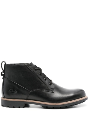 Clarks Westcombe leather ankle boots - Black