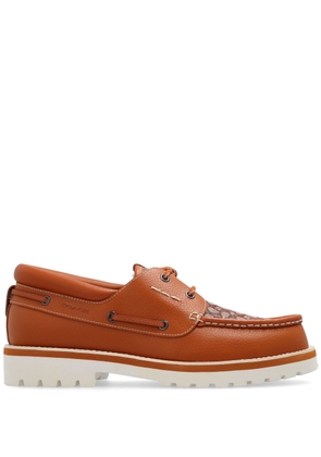 Coach Benson panelled boat shoes - Brown