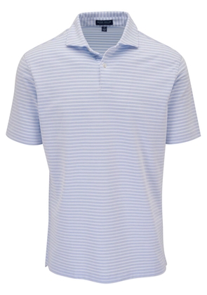 Peter Millar stripe-print polo shirt - Blue