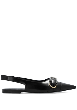 Givenchy Voyou pointed toe slippers - Black
