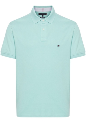 Tommy Hilfiger logo-embroidered piqué polo shirt - Green