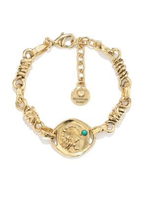Goossens 24kt gold plated Talisman Astro Scorpio bracelet