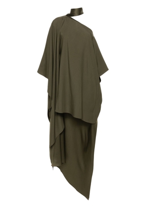 Taller Marmo scarf-detail asymmetric dress - Green