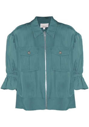 Cinq A Sept Holly short-sleeve jacket - Green
