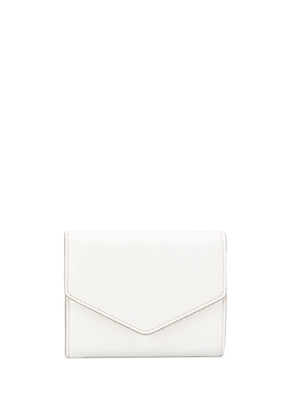Maison Margiela Accordion leather wallet - White