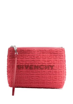 Givenchy 4G towelling-finish clutch - Pink
