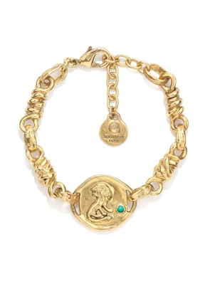 Goossens 24kt gold plated Talisman Astro Leo bracelet