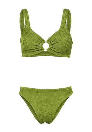 PARAMIDONNA Irina seersucker bikini - Green