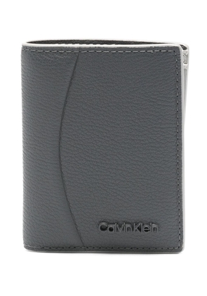 Calvin Klein RFID bi-fold leather wallet - Grey