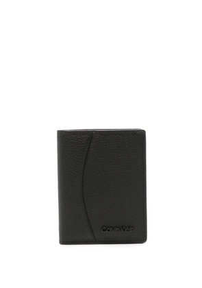 Calvin Klein RFID bi-fold leather wallet - Black