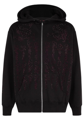 Supreme crystal-embellished hoodie - Black