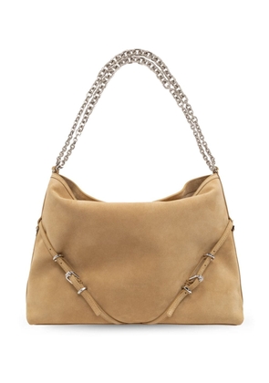 Givenchy medium Voyou suede shoulder bag - Neutrals