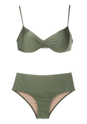 Lygia & Nanny Veronica twisted bikini set - Green