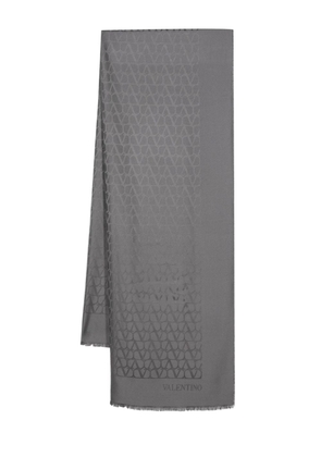 Valentino Garavani Toile Iconographe jacquard scarf - Grey
