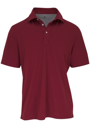 Brunello Cucinelli classic short-sleeved polo shirt - Red
