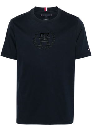 Tommy Hilfiger logo-embroidered T-shirt - Blue