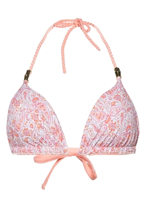 Heidi Klein Muskmelon Bay bikini top - Pink