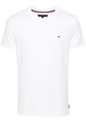 Tommy Hilfiger logo-embroidered T-shirt - White