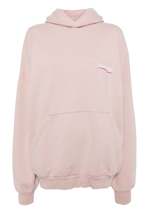 Balenciaga Logo-print hoodie - Pink