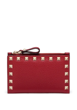 Valentino Garavani Rockstud leather wallet - Red