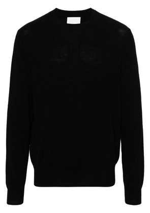 MARANT logo-embroidered crew-neck jumper - Black