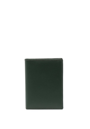 Comme Des Garçons Wallet leather fold wallet - Green
