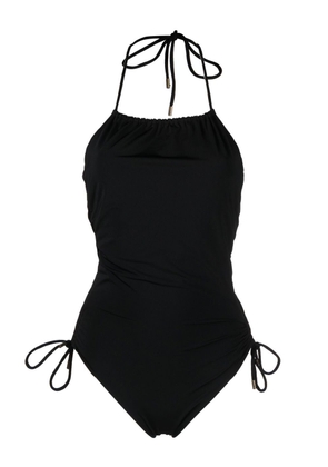 Saint Laurent lace-up detail swimsuit - Black