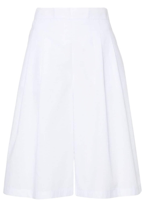 PierAntonioGaspari high-waist poplin tailored shorts - White