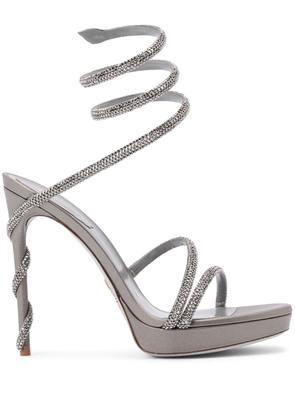 René Caovilla 120mm Margot sandals - Grey