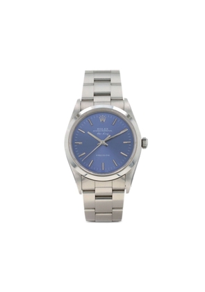 Rolex 1990 pre-owned Air King 34mm - Blue