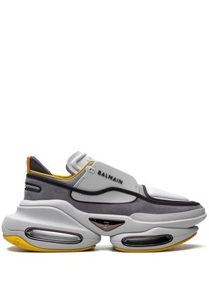 Balmain B-Bold 'Suede Yellow' sneakers - Grey