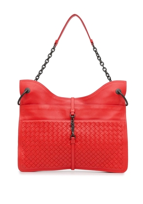 Bottega Veneta Pre-Owned 2012-2020 Intrecciato Beverly shoulder bag - Red