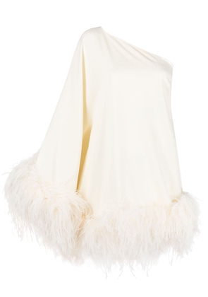 Taller Marmo Piccolo Ubud one-shoulder minidress - White