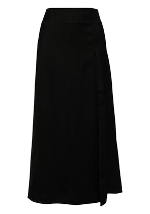 Studio Nicholson Jaya draped maxi skirt - Black