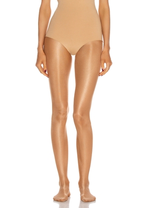 Wolford Neon 40 Tights in Gobi - Neutral. Size M (also in XL, XS).