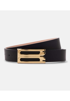 Victoria Beckham Frame leather belt